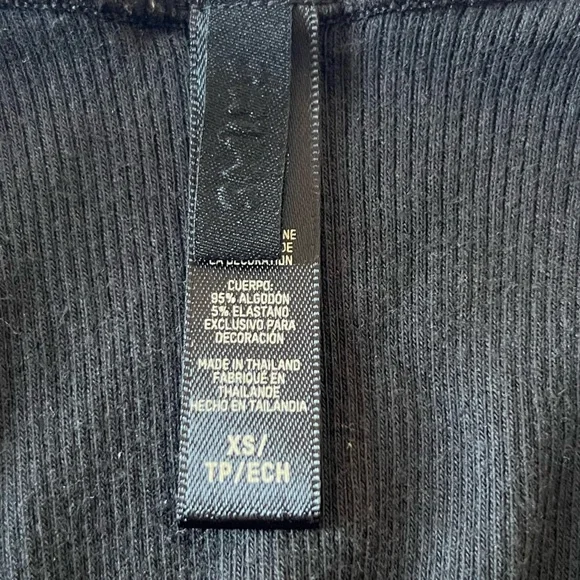 SKIMS Black Ribbed Tank Top - Picture 4 of 4